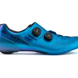 Shimano SH-RC903E S-PHYRE Road Cycling Shoes (Blue) (Wide Version) (41) (Wide)