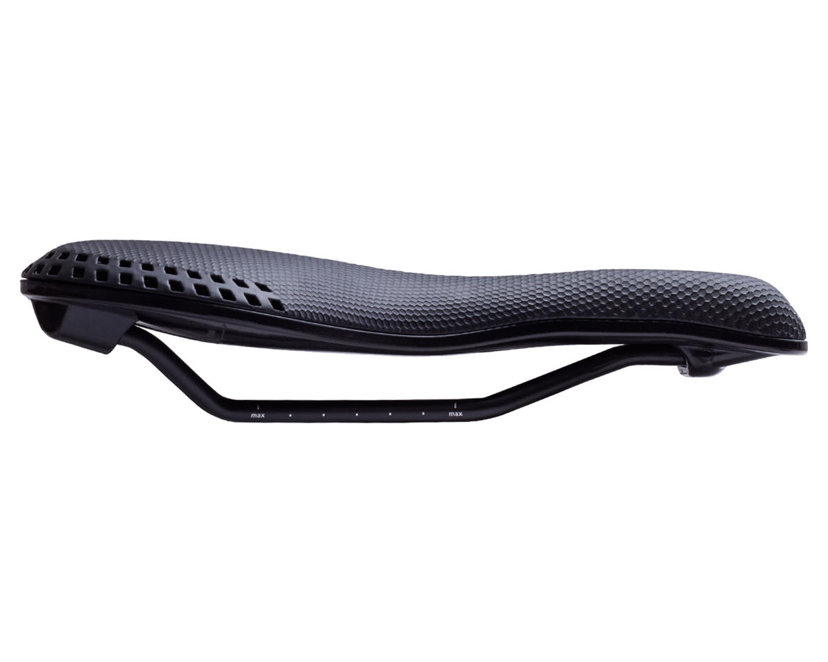 Bike Yoke Sagma 3D Lite Saddle (Black) (Chromoly Rails) (130mm)