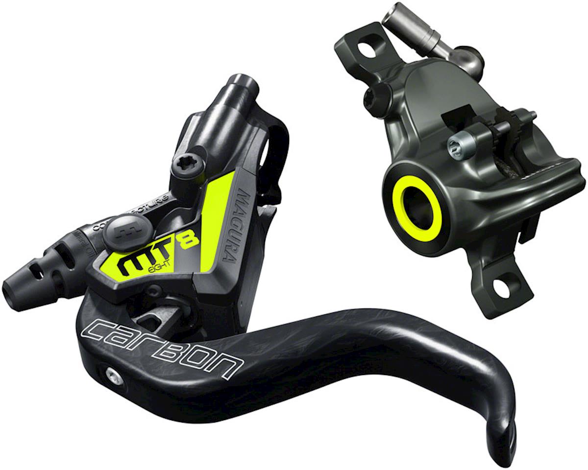 Magura MT8 SL Carbon Hydraulic Disc Brake (Carbon/Yellow) (Post Mount) (Left or Right) (Caliper Included)