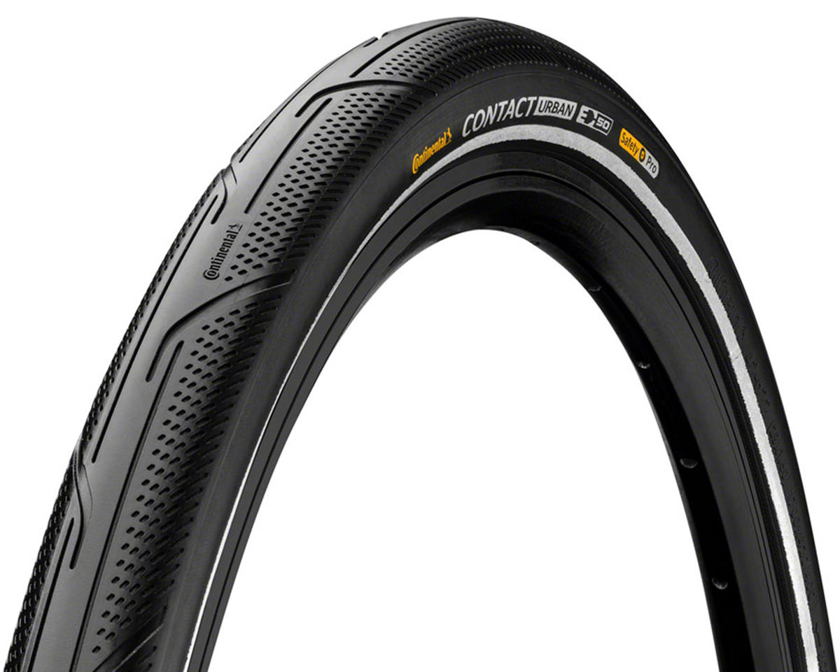 Continental Contact Urban City Tire (Black/Reflex) (700c) (50mm) (Wire Bead) (SafetyPro Breaker) (E50)