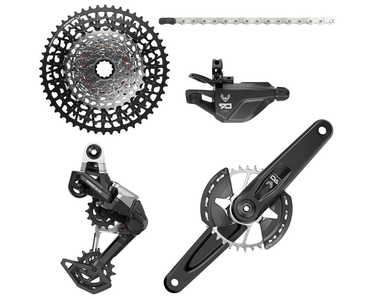 SRAM EAGLE 90 T-Type Transmission Groupset (Black/Silver) (12 Speed) (165mm) (32T) (UDH) (Mechanical)