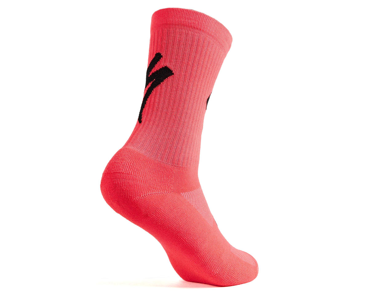 Specialized Techno MTB Tall Logo Socks (Imperial Red) (XL)