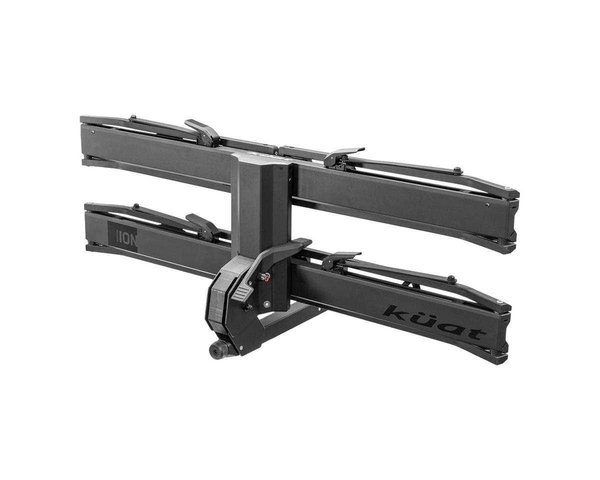 Kuat Piston ION eBike Hitch Mount Rack (Grey) (2 Bikes) (2″) (Without Lights)