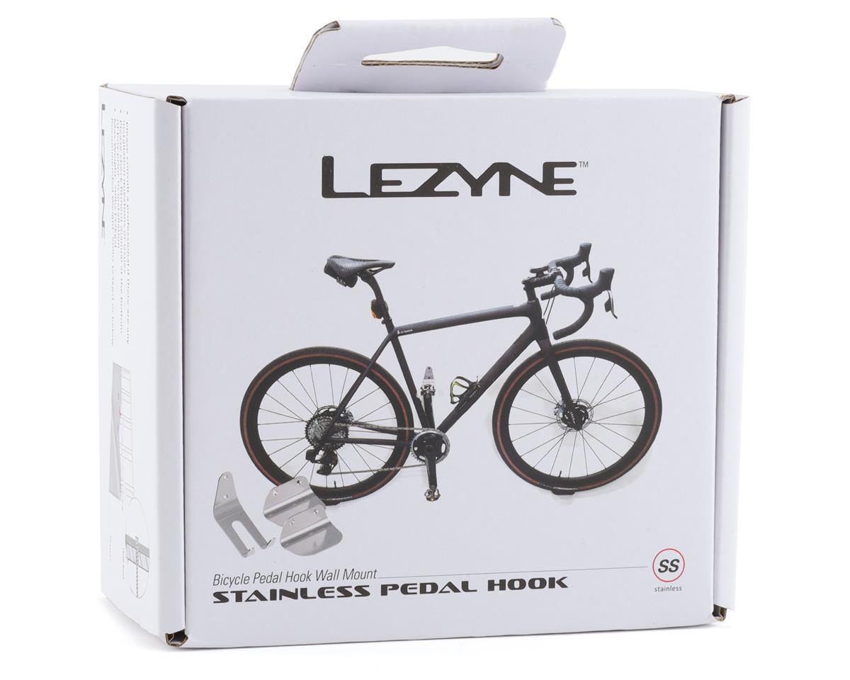 Lezyne Stainless Pedal Hook (Silver) (1 Bike)