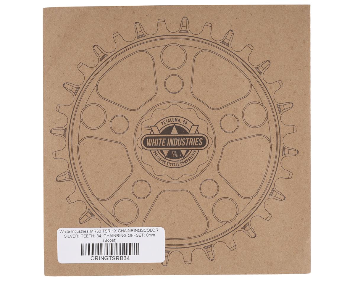 White Industries MR30 TSR 1x Chainring (Silver) (Direct Mount) (Single) (Boost | 0mm Offset) (34T)