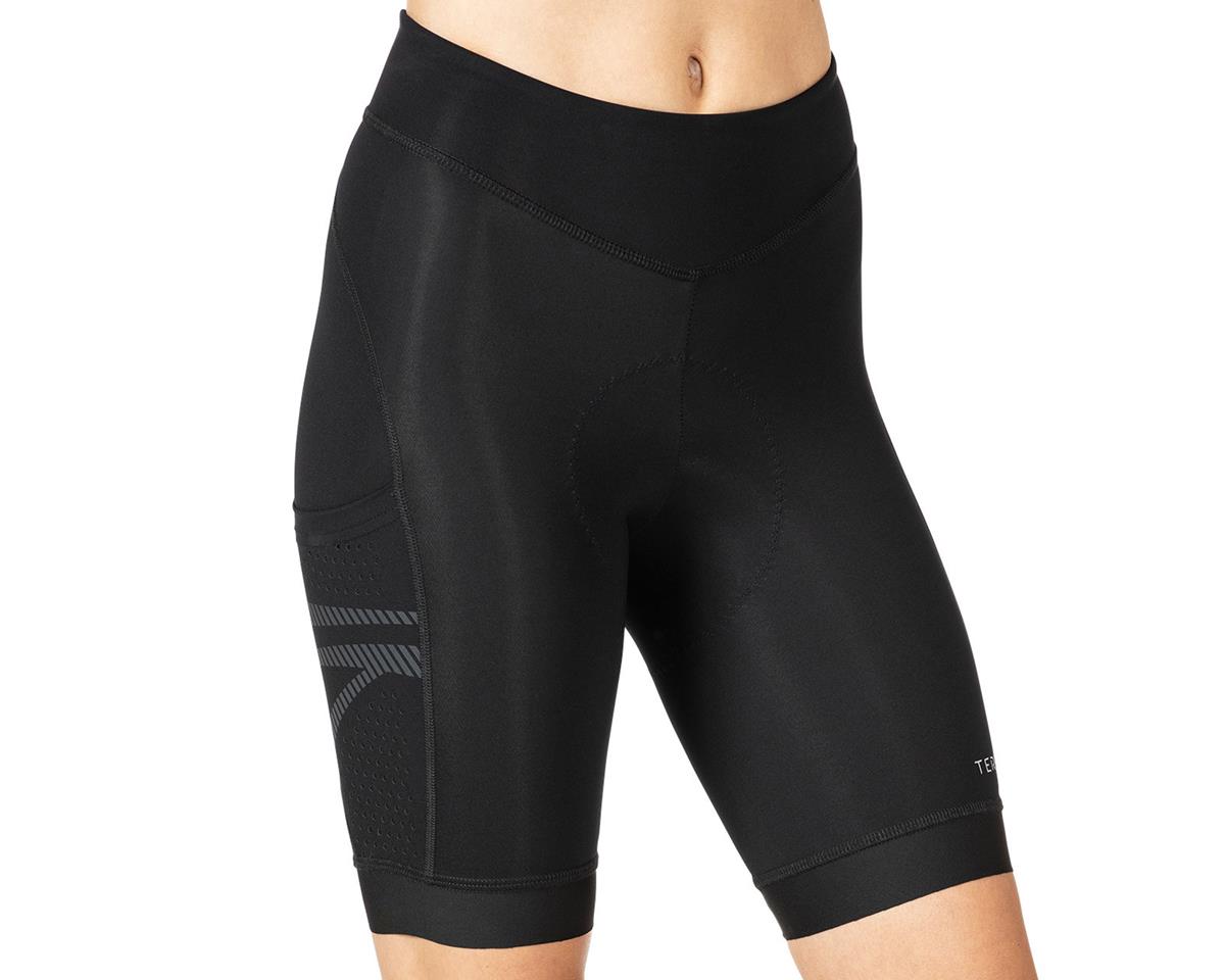 Terry Women’s Power Shorts (Black) (L)