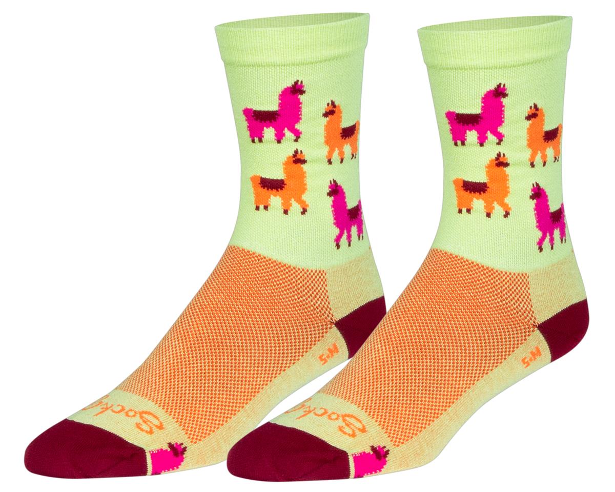 Sockguy 6″ Socks (Mo’ Llamas) (S/M)