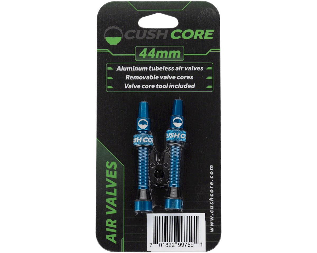 CushCore Air Valve Tubeless Valve Set (Blue) (44mm)