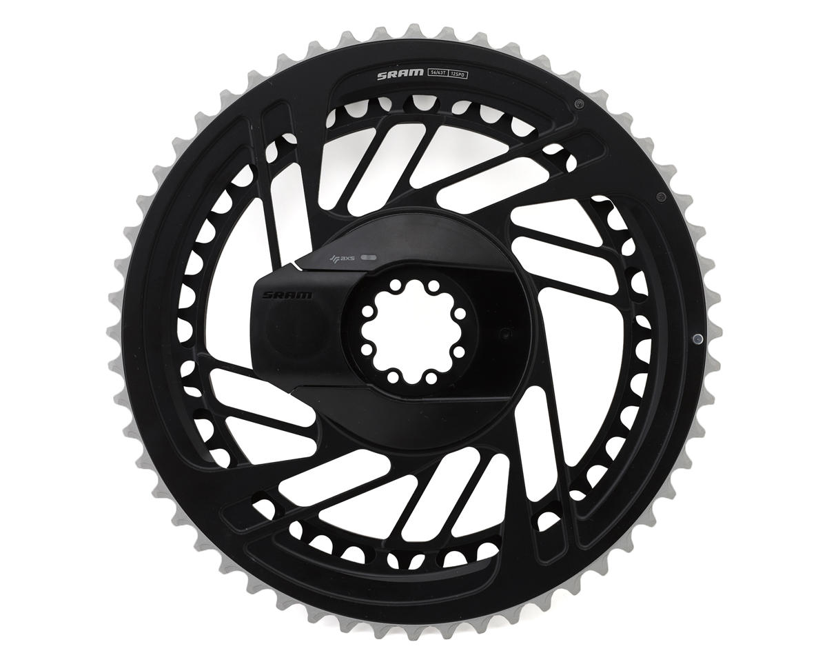 SRAM RED AXS Chainring Power Meter Kit (Black/Silver) (2 x 12 Speed) (E1) (Inner & Outer) (56/43T) (Direct Mount)