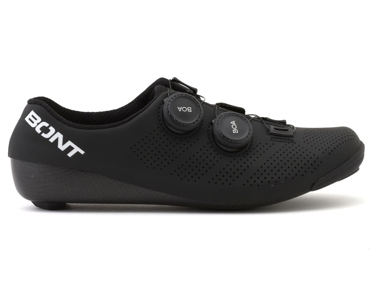 Bont Riot Road Shoes (Black) (Wide Width) (40 / 6.5) (Wide)