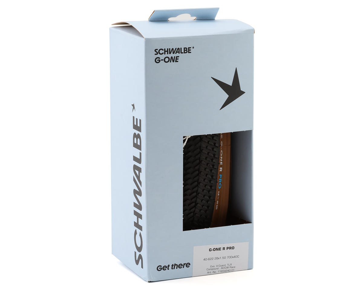 Schwalbe G-One R Pro Tubeless Gravel Tire (Transparent) (700c) (40mm) (Addix Race/PRO) (Evolution)