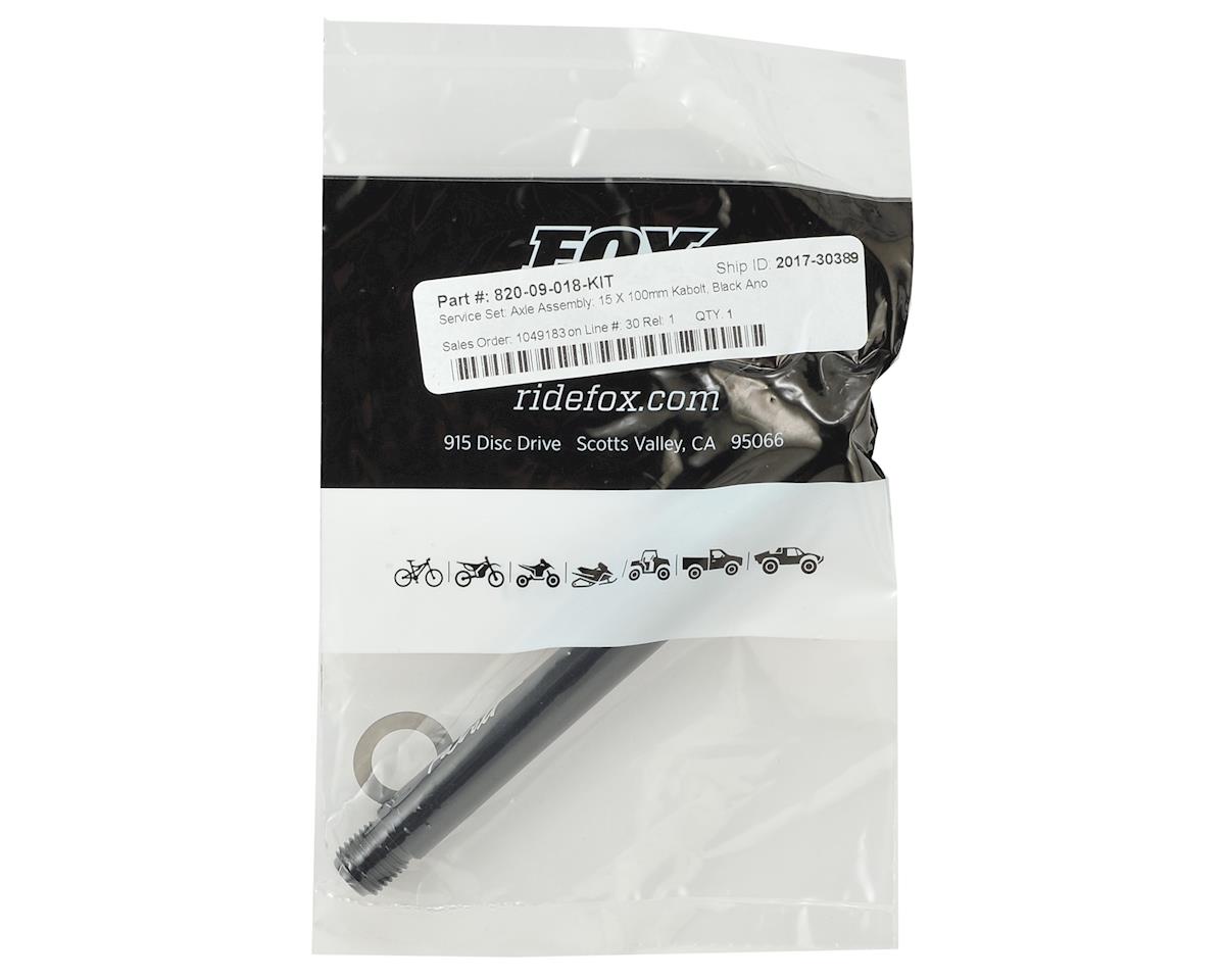 Fox Suspension Kabolt Axle Assembly (Black) (15 x 100mm)