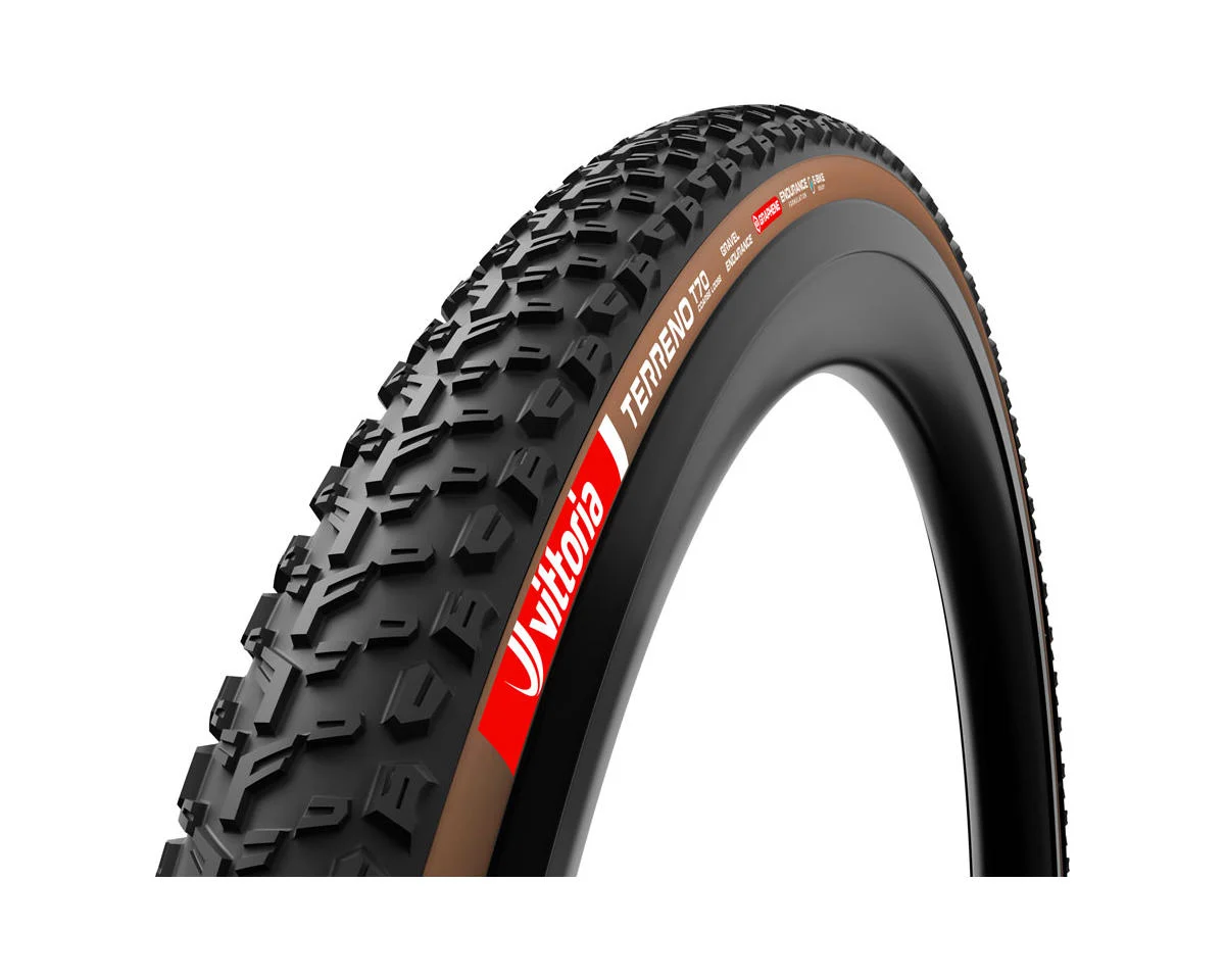 Vittoria Terreno T70 Coarse Loose Gravel Endurance Tire (700c) (40mm) (Brown)