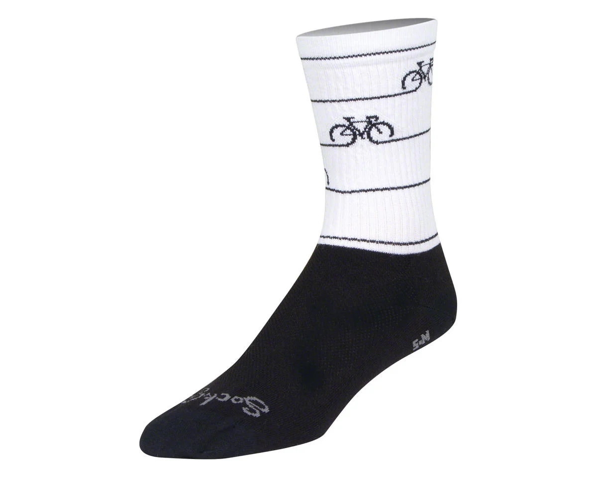 Sockguy 6″ Socks (Cyclepath) (S/M)