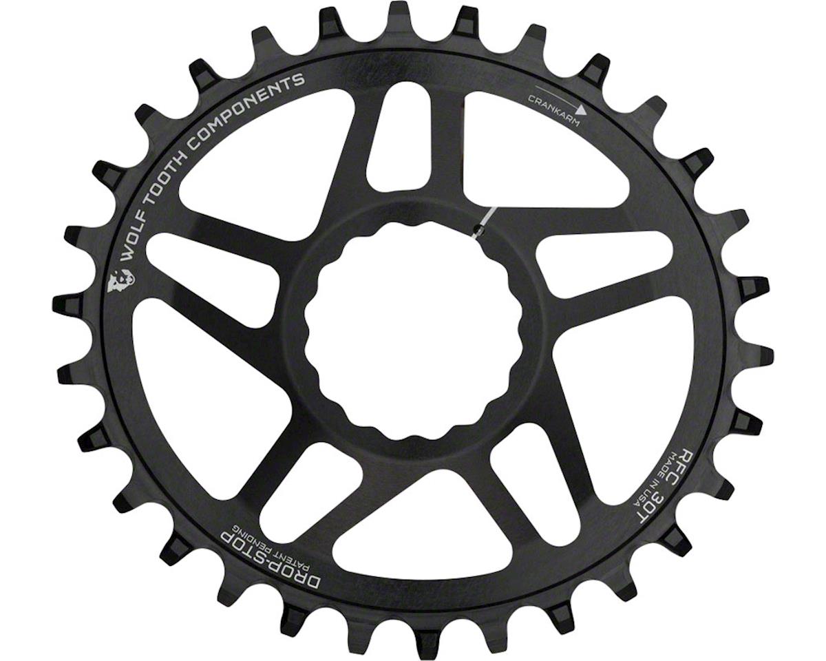 Wolf Tooth Components Elliptical Direct Mount Chainring (Black) (Drop-Stop A) (Single) (6mm Offset) (30T) (Race Face Cinch)