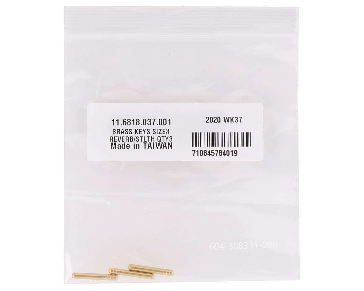 RockShox Reverb/Reverb Stealth Brass Post Keys (A1, A2, & B1) (Qty 3) (Size 3)