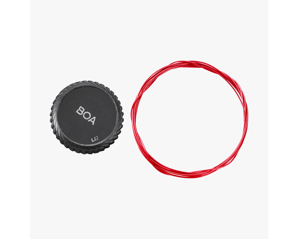 Shimano BOA Li2 Repair Kit (Black Dial w/ Red Cable) (Left) (Fits SH-RC902 S-PHYRE Road Shoes)