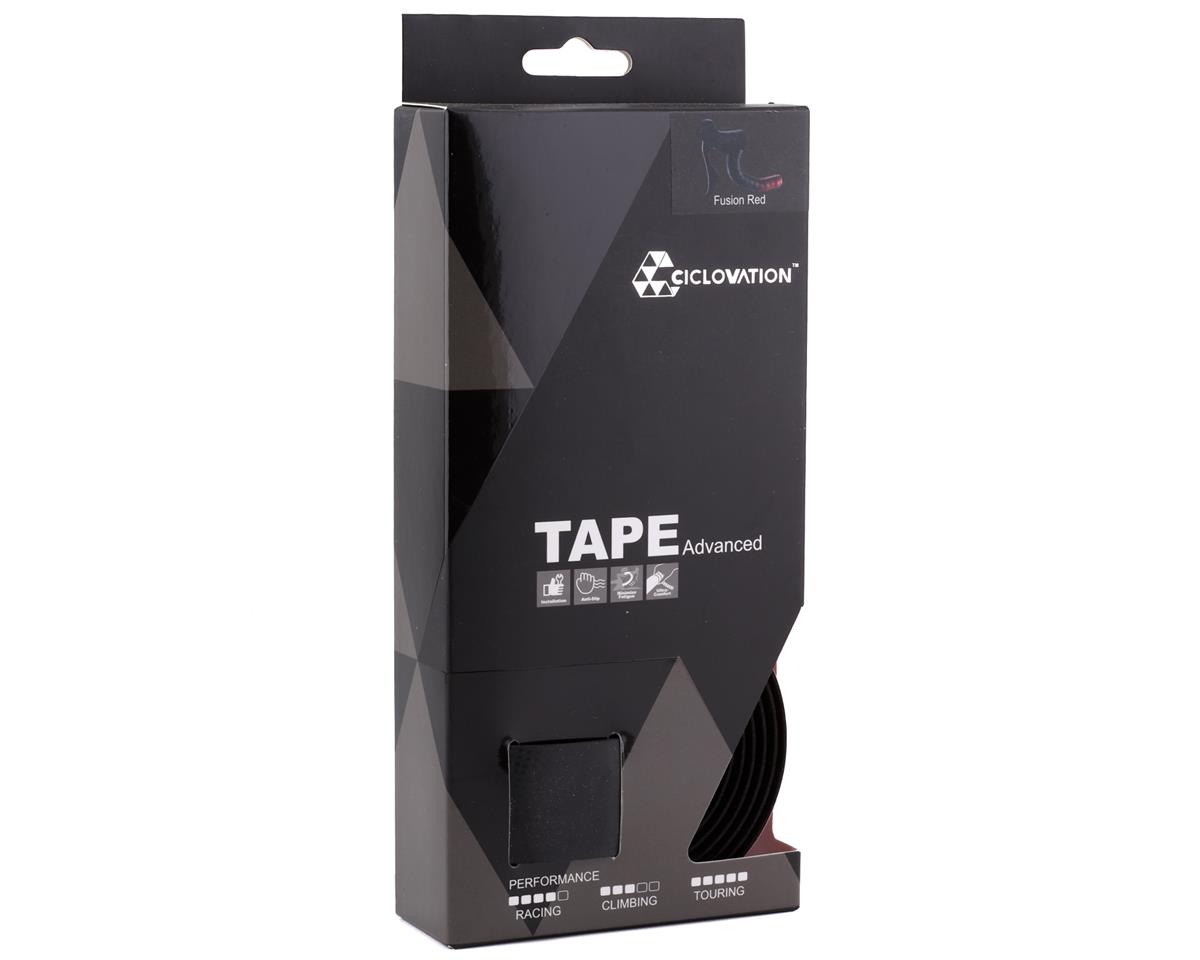 Ciclovation Advanced Leather Touch Handlebar Tape (Fusion Dot Black/Red)