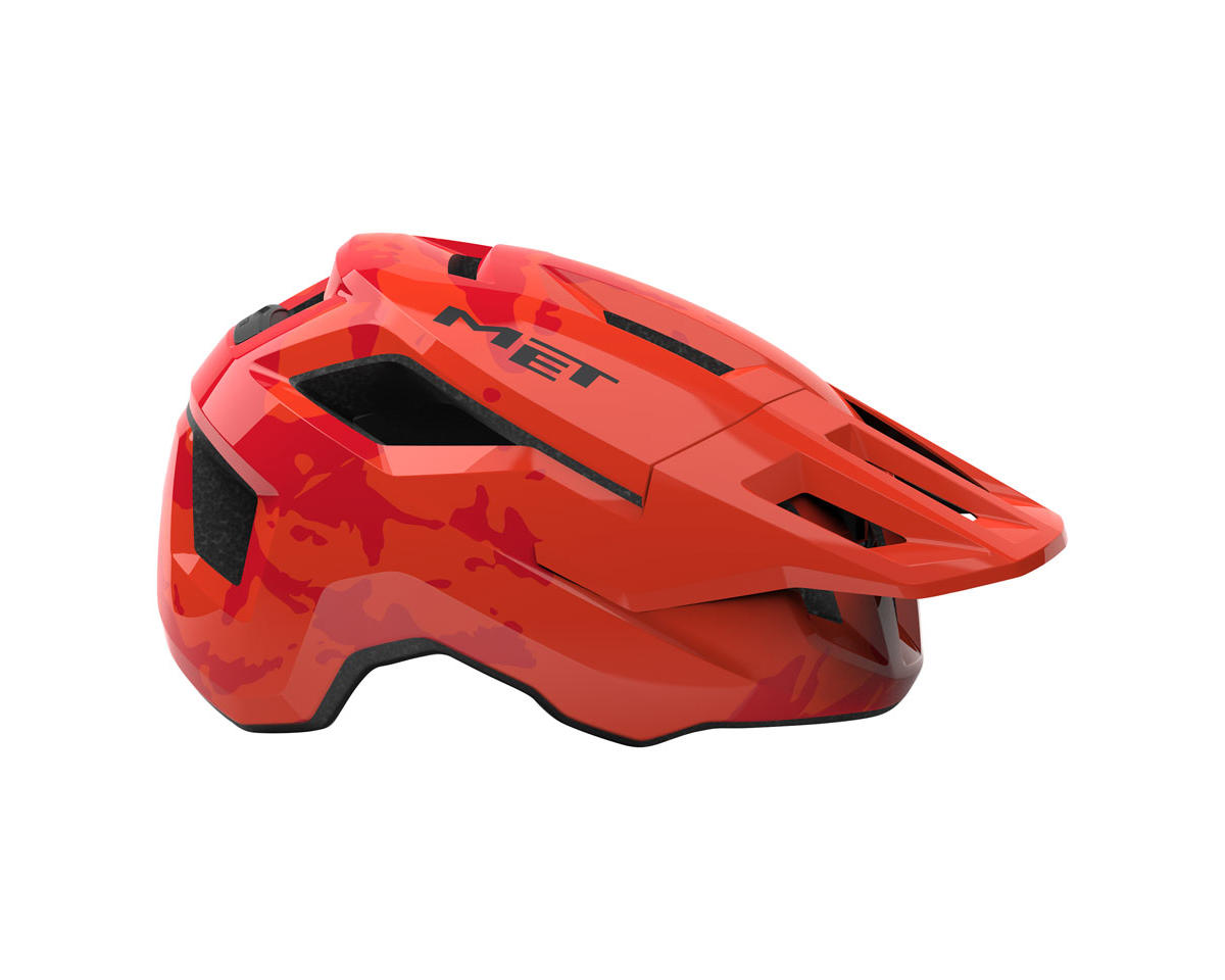 Met Shelter Youth Helmet (Red Glossy) (Universal Youth)