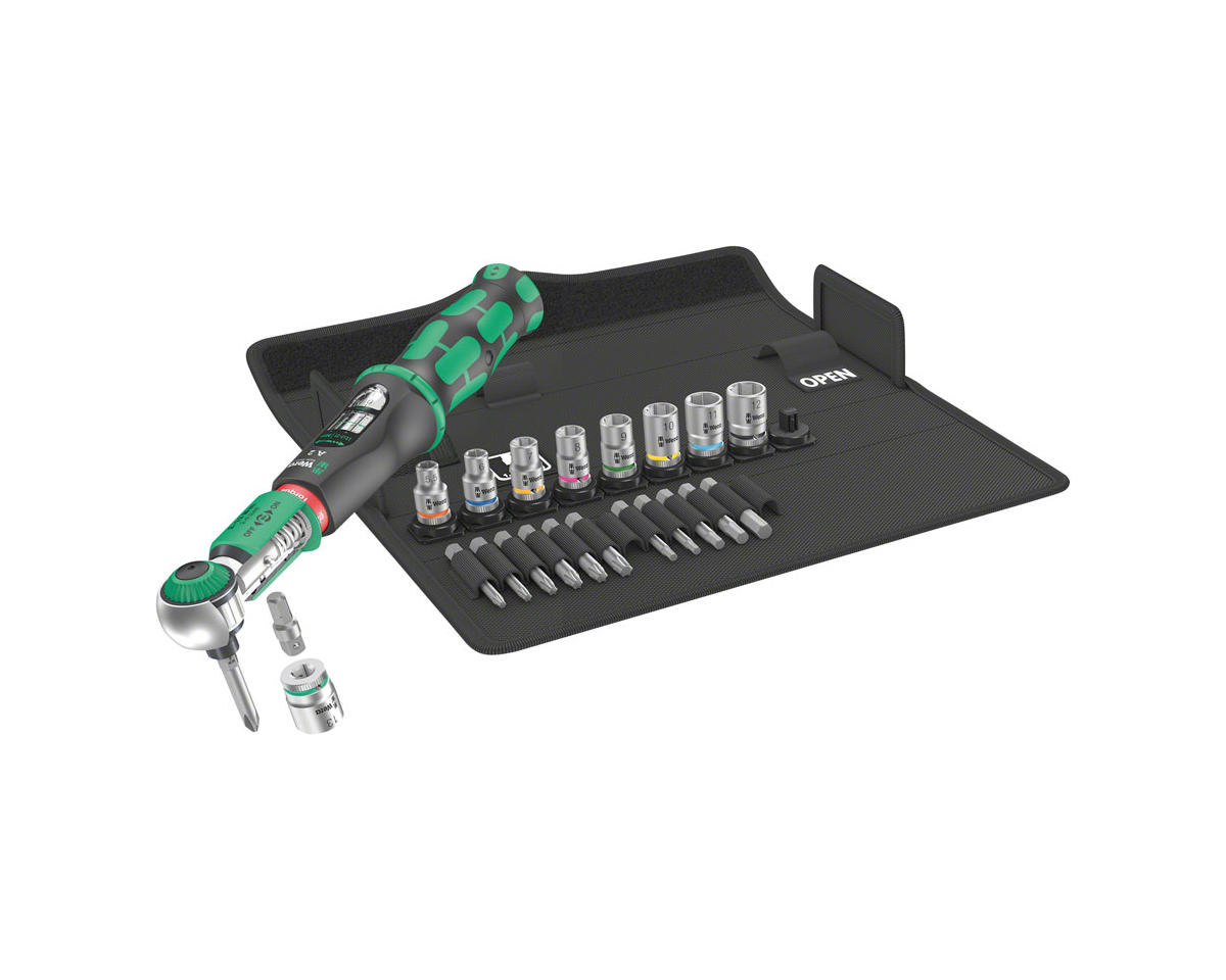 Wera Safe-Torque A 2 Torque Wrench Set 1 (1/4″ Hexagonal) (2-12 Nm) (23 Pieces)