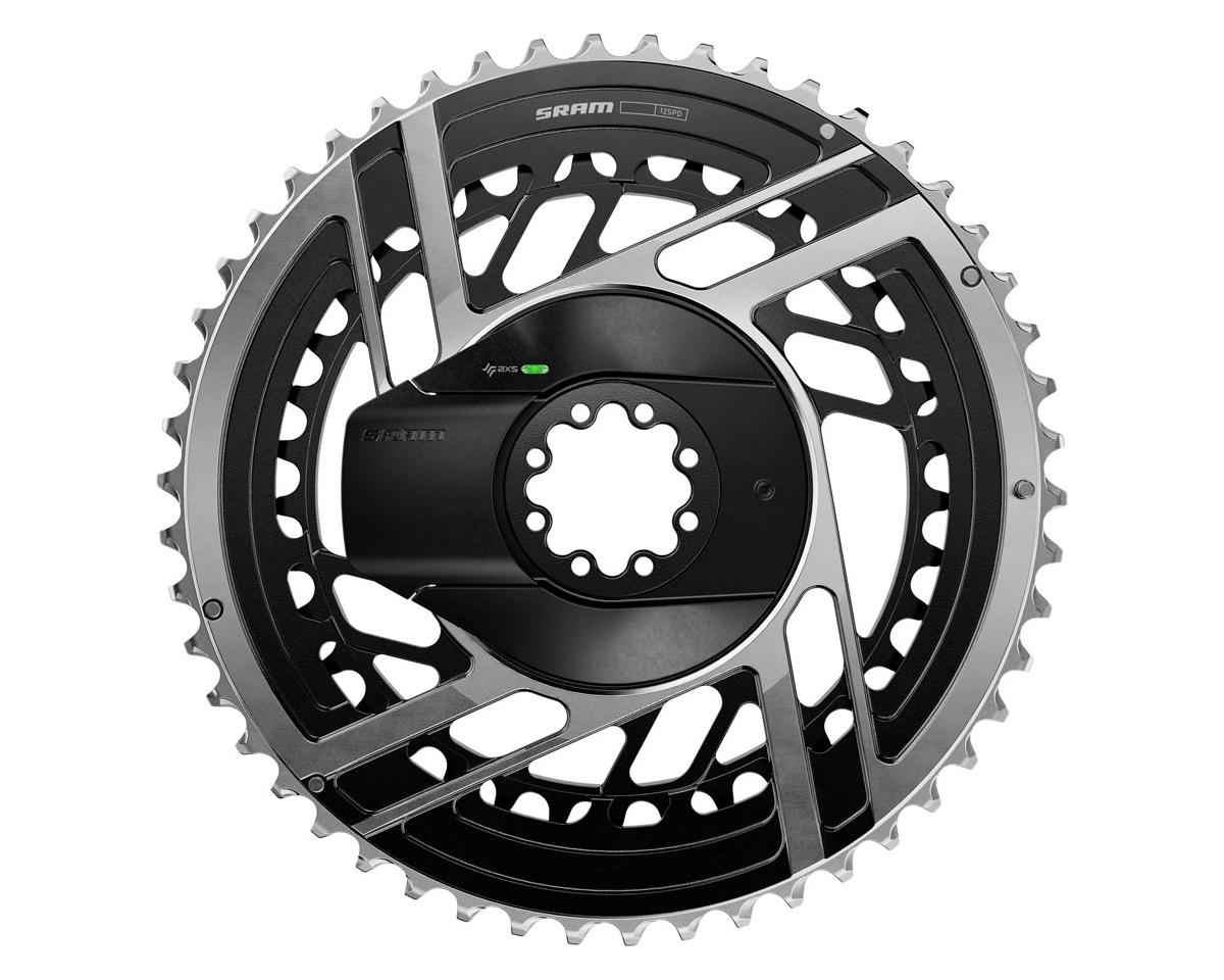 SRAM RED AXS Chainring Power Meter Kit (Black/Silver) (2 x 12 Speed) (E1) (Inner & Outer) (54/41T) (Direct Mount)