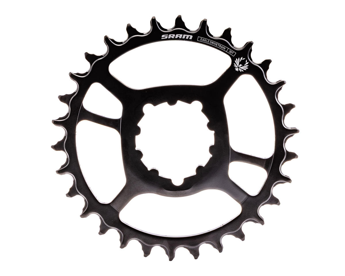 SRAM X-Sync 2 Eagle Steel Direct Mount Chainring (Black) (1 x 11/12 Speed) (Single) (3mm Offset/Boost) (30T)