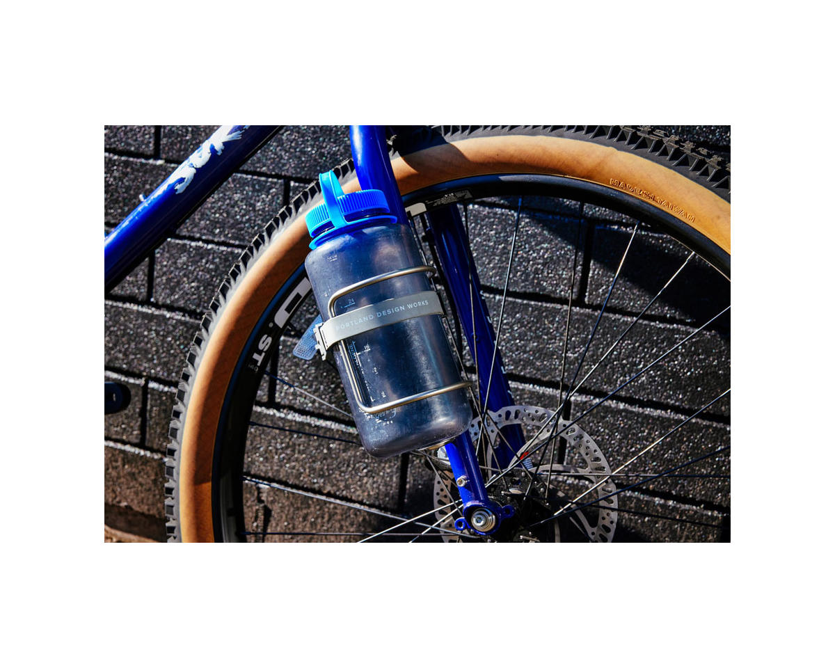 Portland Design Works BigZag Bottle Cage (Silver) (Fits Nalgene Bottles)